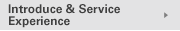 Introduce & Service Experience