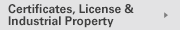 Certificates, License & Industrial Property
